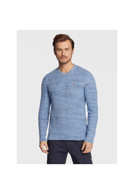 Tommy Jeans Пуловер Two Tone DM0DM15064 Син Regular Fit - Pepit.bg