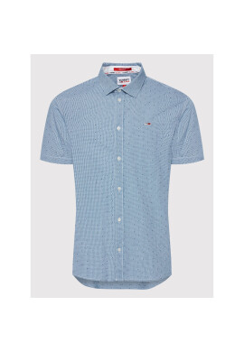 Tommy Jeans Риза Dobby DM0DM13038 Син Regular Fit - Pepit.bg