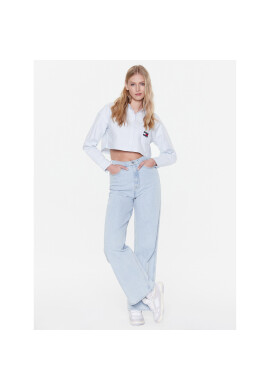 Tommy Jeans Риза DW0DW15040 Син Cropped Fit - Pepit.bg