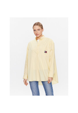 Tommy Jeans Риза DW0DW15199 Жълт Regular Fit - Pepit.bg