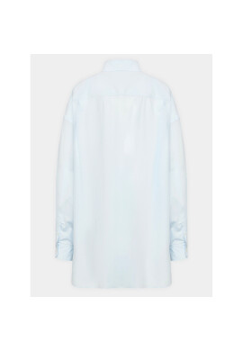 Tommy Jeans Риза DW0DW15778 Син Oversize - Pepit.bg