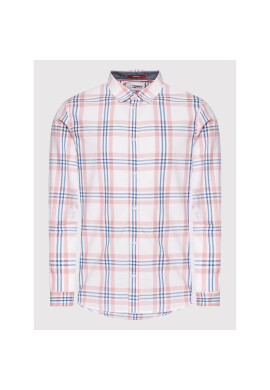 Tommy Jeans Риза Essential Poplin DM0DM13041 Бял Regular Fit - Pepit.bg