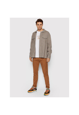Tommy Jeans Риза Mini Check DM0DM11323 Бежов Regular Fit - Pepit.bg
