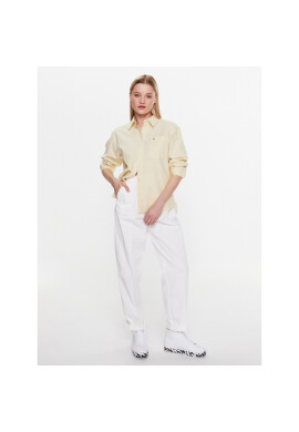 Tommy Jeans Риза Solid DW0DW15577 Жълт Relaxed Fit - Pepit.bg