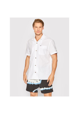 Tommy Jeans Риза Spring Linen Camp DM0DM12976 Бял Regular Fit - Pepit.bg