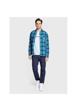 Tommy Jeans Риза Tjm Essential Check DM0DM14180 Син Regular Fit - Pepit.bg