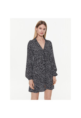 Tommy Jeans Рокля тип риза DW0DW15018 Черен Regular Fit - Pepit.bg