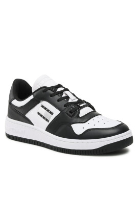 Tommy Jeans Сникърси Basket Leather EM0EM01165 Черен - Pepit.bg