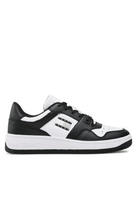 Tommy Jeans Сникърси Basket Leather EM0EM01165 Черен - Pepit.bg