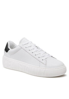 Tommy Jeans Сникърси Leather Outsole EM0EM01159 Бял - Pepit.bg