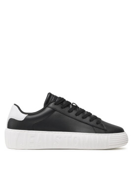 Tommy Jeans Сникърси Leather Outsole EM0EM01159 Черен - Pepit.bg