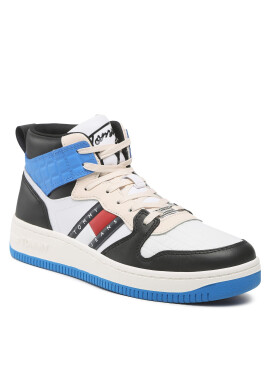 Tommy Jeans Сникърси Mid Cut Basket EM0EM01075 Бял - Pepit.bg