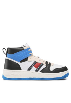 Tommy Jeans Сникърси Mid Cut Basket EM0EM01075 Бял - Pepit.bg
