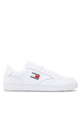 Tommy Jeans Сникърси Retro Leather EM0EM01190 Бял - Pepit.bg
