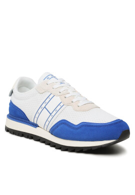Tommy Jeans Сникърси Runner Mix Material EM0EM01167 Бял - Pepit.bg