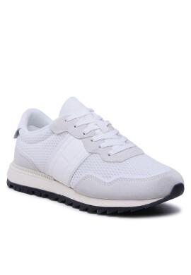 Tommy Jeans Сникърси Runner Mix Material EM0EM01167 Бял - Pepit.bg