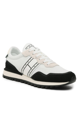 Tommy Jeans Сникърси Runner Mix Material EM0EM01167 Черен - Pepit.bg
