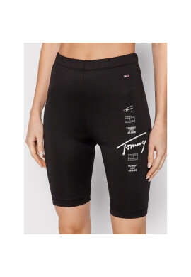 Tommy Jeans Спортни шорти Logo Repeat Cycle DW0DW12057 Черен Slim Fit - Pepit.bg