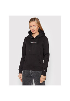 Tommy Jeans Суитшърт Linear Logo DW0DW10132 Черен Regular Fit - Pepit.bg