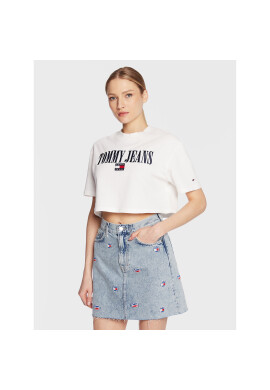 Tommy Jeans Тишърт Archive 2 DW0DW14913 Бял Regular Fit - Pepit.bg