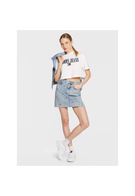 Tommy Jeans Тишърт Archive 2 DW0DW14913 Бял Regular Fit - Pepit.bg