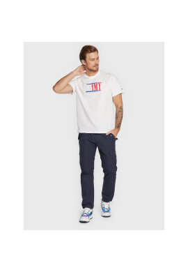 Tommy Jeans Тишърт Centered Logo DM0DM14982 Бял Regular Fit - Pepit.bg