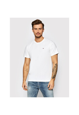 Tommy Jeans Тишърт Classic DM0DM09598 Бял Regular Fit - Pepit.bg