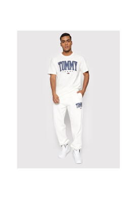 Tommy Jeans Тишърт Collegiate DM0DM12550 Бял Regular Fit - Pepit.bg