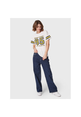 Tommy Jeans Тишърт Collegiate DW0DW14906 Бял Relaxed Fit - Pepit.bg