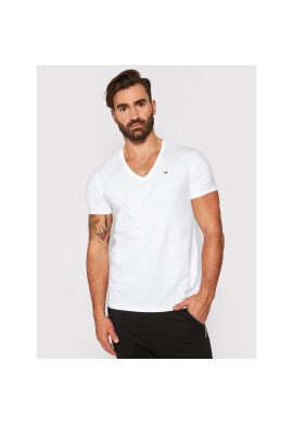 Tommy Jeans Тишърт DM0DM04410 Бял Regular Fit - Pepit.bg