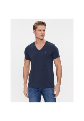 Tommy Jeans Тишърт DM0DM04410 Тъмносин Regular Fit - Pepit.bg
