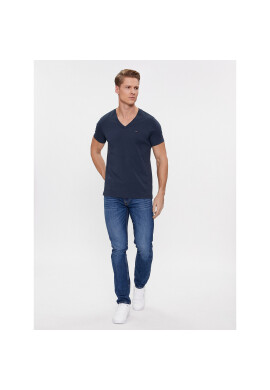 Tommy Jeans Тишърт DM0DM04410 Тъмносин Regular Fit - Pepit.bg