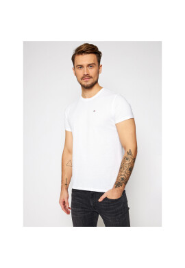 Tommy Jeans Тишърт DM0DM04411 Бял Regular Fit - Pepit.bg