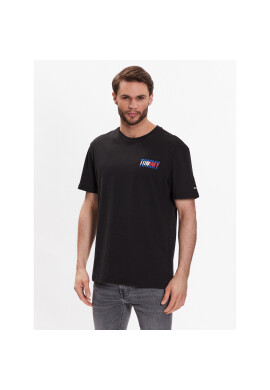 Tommy Jeans Тишърт DM0DM16408 Черен Regular Fit - Pepit.bg