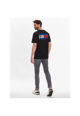 Tommy Jeans Тишърт DM0DM16408 Черен Regular Fit - Pepit.bg