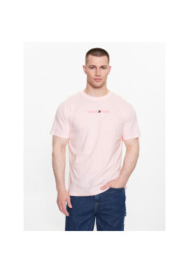 Tommy Jeans Тишърт DM0DM16825 Розов Regular Fit - Pepit.bg