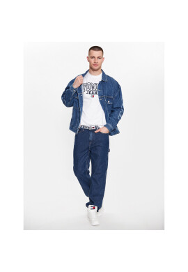 Tommy Jeans Тишърт DM0DM16831 Бял Regular Fit - Pepit.bg