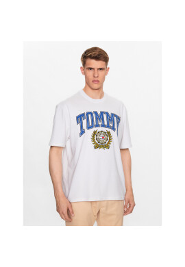 Tommy Jeans Тишърт DM0DM16832 Бял Relaxed Fit - Pepit.bg