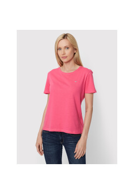 Tommy Jeans Тишърт DW0DW06901 Розов Regular Fit - Pepit.bg