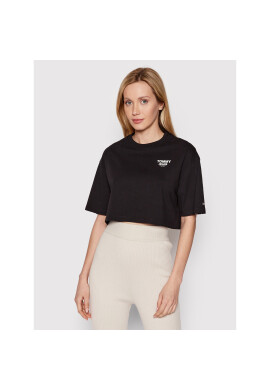 Tommy Jeans Тишърт DW0DW12828 Черен Oversize - Pepit.bg