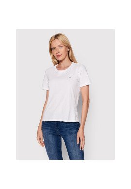 Tommy Jeans Тишърт DW0DW14616 Бял Regular Fit - Pepit.bg