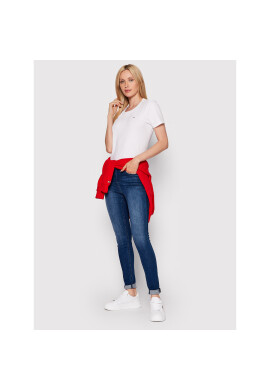 Tommy Jeans Тишърт DW0DW14616 Бял Regular Fit - Pepit.bg
