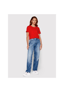 Tommy Jeans Тишърт DW0DW14616 Червен Regular Fit - Pepit.bg