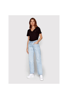 Tommy Jeans Тишърт DW0DW14617 Черен Slim Fit - Pepit.bg