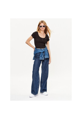 Tommy Jeans Тишърт DW0DW16107 Черен Regular Fit - Pepit.bg