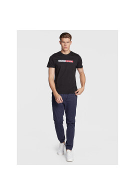 Tommy Jeans Тишърт Essential DM0DM14979 Черен Slim Fit - Pepit.bg