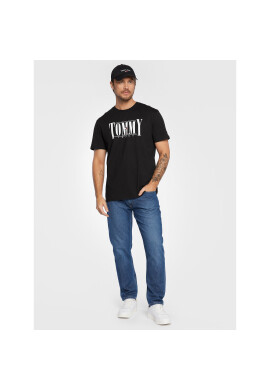 Tommy Jeans Тишърт Essential DM0DM14993 Черен Regular Fit - Pepit.bg