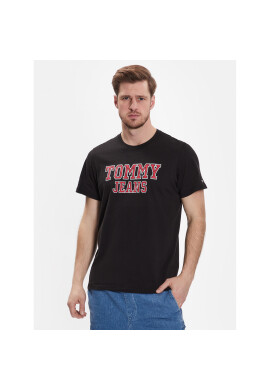 Tommy Jeans Тишърт Essential DM0DM16405 Черен Regular Fit - Pepit.bg