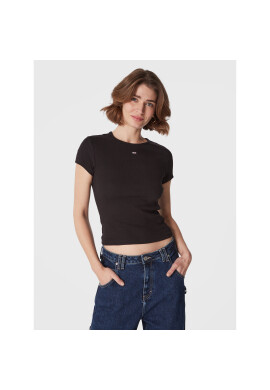 Tommy Jeans Тишърт Essential DW0DW14876 Черен Slim Fit - Pepit.bg
