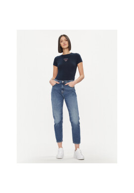 Tommy Jeans Тишърт Essential DW0DW17357 Тъмносин Slim Fit - Pepit.bg